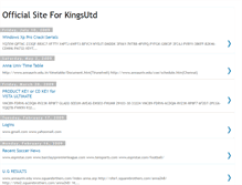 Tablet Screenshot of officialsiteforkingsutd.blogspot.com