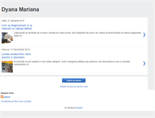 Tablet Screenshot of dyanamariana.blogspot.com