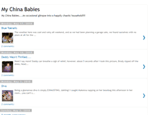 Tablet Screenshot of mychinababies.blogspot.com