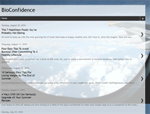 Tablet Screenshot of bioconfidence.blogspot.com