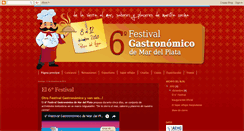 Desktop Screenshot of festivalgastronomicomdp.blogspot.com