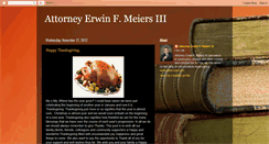 Desktop Screenshot of meierslaw.blogspot.com