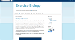 Desktop Screenshot of exercisebiology.blogspot.com