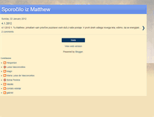 Tablet Screenshot of matthewslovenian.blogspot.com