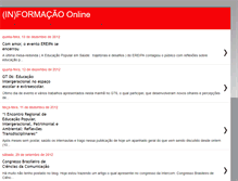 Tablet Screenshot of informacaoonline1.blogspot.com