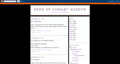 Desktop Screenshot of kinsleywisdom.blogspot.com