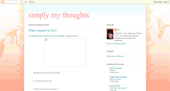 Desktop Screenshot of jill-simplymythoughts.blogspot.com