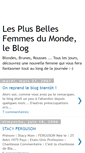 Mobile Screenshot of lesplusbellesfemmesdumonde.blogspot.com