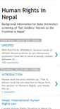 Mobile Screenshot of human-rights-in-nepal.blogspot.com