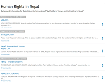 Tablet Screenshot of human-rights-in-nepal.blogspot.com