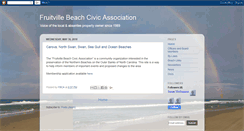 Desktop Screenshot of fruitvillebeachcivicassociation.blogspot.com