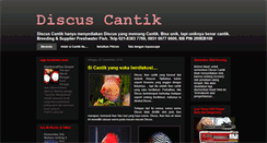 Desktop Screenshot of discuscantik.blogspot.com