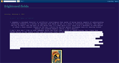 Desktop Screenshot of frightenedfields.blogspot.com