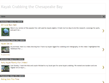 Tablet Screenshot of kayakcrabbing.blogspot.com