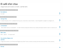 Tablet Screenshot of cafelitus.blogspot.com