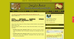 Desktop Screenshot of jengka-emas999.blogspot.com