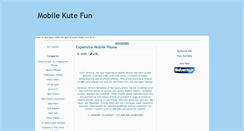 Desktop Screenshot of mobile-kute-fun.blogspot.com