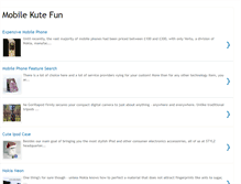 Tablet Screenshot of mobile-kute-fun.blogspot.com