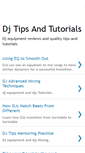 Mobile Screenshot of dj-tips-tutorials.blogspot.com