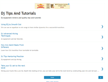 Tablet Screenshot of dj-tips-tutorials.blogspot.com