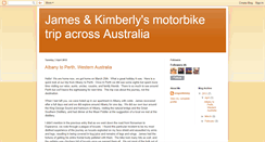 Desktop Screenshot of motorbikemelbournetoperth.blogspot.com