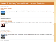 Tablet Screenshot of motorbikemelbournetoperth.blogspot.com