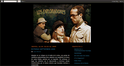 Desktop Screenshot of losexploradoresteatro.blogspot.com