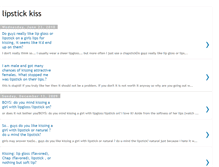 Tablet Screenshot of lipstick-kiss.blogspot.com