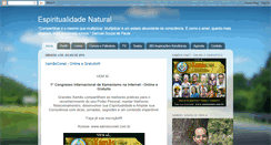 Desktop Screenshot of espiritualidadenatural.blogspot.com