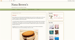 Desktop Screenshot of nanabrowns.blogspot.com