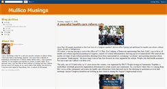 Desktop Screenshot of mullicomusings.blogspot.com