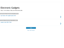 Tablet Screenshot of electronicgadgets-eshopnship.blogspot.com