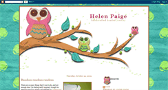 Desktop Screenshot of helenpaige.blogspot.com