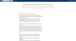 Desktop Screenshot of massagetherapysingapore.blogspot.com