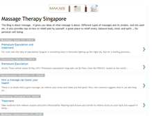 Tablet Screenshot of massagetherapysingapore.blogspot.com