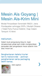 Mobile Screenshot of mesin-aiskrim-mini.blogspot.com