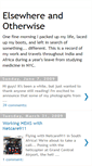 Mobile Screenshot of elsewhereandotherwise.blogspot.com