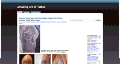 Desktop Screenshot of amazing-art-of-tattoo.blogspot.com