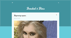 Desktop Screenshot of beaded2bless.blogspot.com