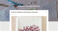 Desktop Screenshot of countrygardenstitchery.blogspot.com