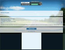 Tablet Screenshot of enteratecuador.blogspot.com