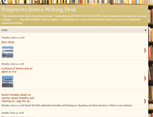 Tablet Screenshot of fragmentsfromawritingdesk.blogspot.com