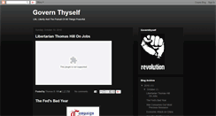 Desktop Screenshot of governthyself.blogspot.com