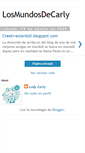 Mobile Screenshot of losmundosdecarly.blogspot.com