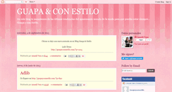 Desktop Screenshot of guapayconestilo.blogspot.com