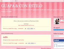 Tablet Screenshot of guapayconestilo.blogspot.com