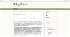 Desktop Screenshot of beingbetterblog.blogspot.com
