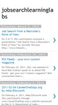 Mobile Screenshot of jobsearchlearninglabs.blogspot.com