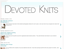 Tablet Screenshot of devotedknits.blogspot.com