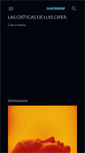 Mobile Screenshot of criticasdeluiscifer.blogspot.com